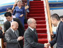 柬埔寨国王、太皇及太后抵京