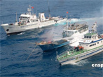 视
频:中国巡航编队在北部湾驱逐外籍非法捕捞船