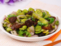 香肠青椒蚕豆瓣