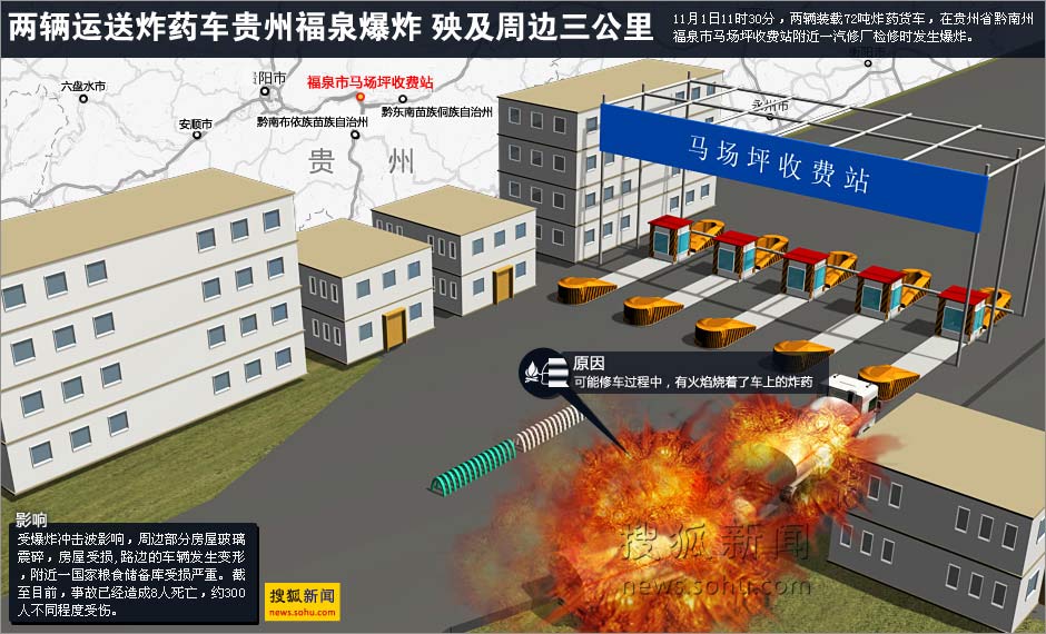 地图:福泉市马场坪匝道口 贵州福泉爆炸事故视频 贵州福泉爆炸事故回图片
