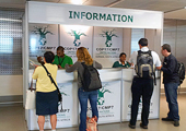 COP17组委会设在南非德班机场内的咨询台