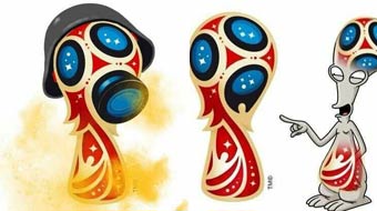 俄罗斯世界杯logo遭疯狂恶搞