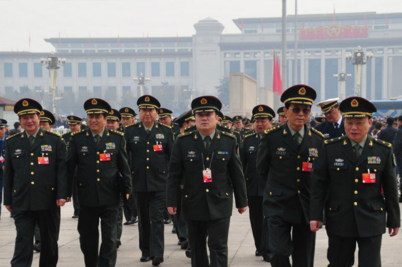 上将所在单位结构:分布于18个高级领导机关